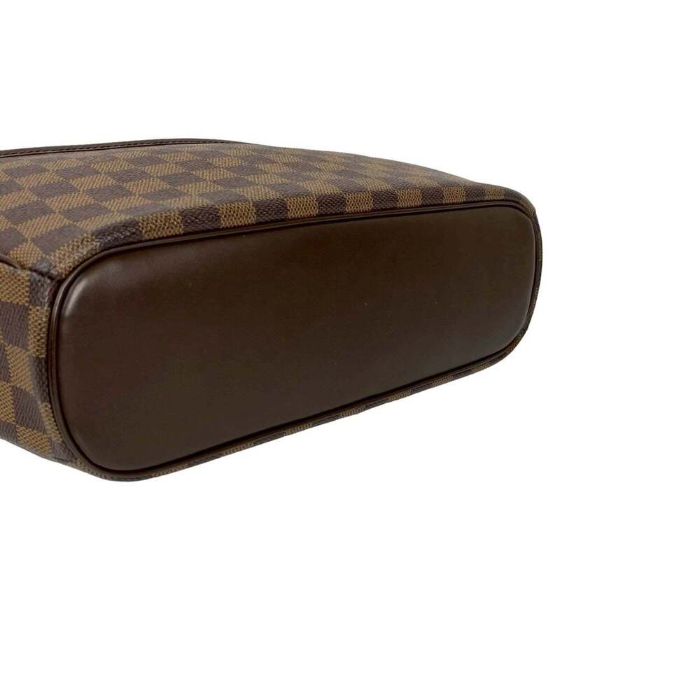 LOUIS VUITTON Authentic Brown Damier Leather Boston Bag - Picture 7 of 10